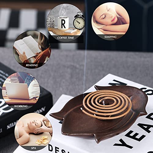 Tangjiajia Ceramics Incense Burner Holder For Sticks,Resin Incese Ash Tray,Home Decor Meditation Accessories #TOP4