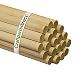1 Inch x 48 Inch Wooden Dowel Rods - Unfinished Hardwood Dowels For Crafts & Woodworking - By Craftparts Direct - Bag of 2