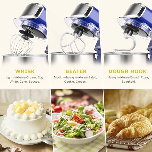 image for Kitchen in the box Stand Mixer,3.2Qt Mini Electric Food Mixer,6 Speeds