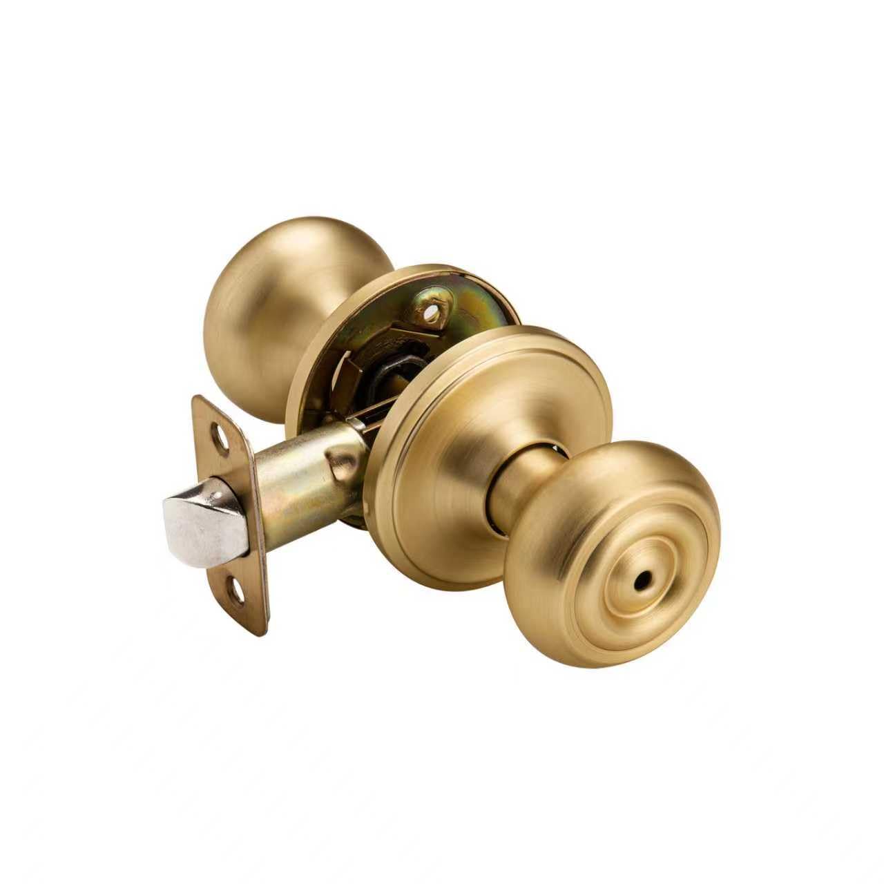 Antique Brass Door Knobs - 6 Pack -9