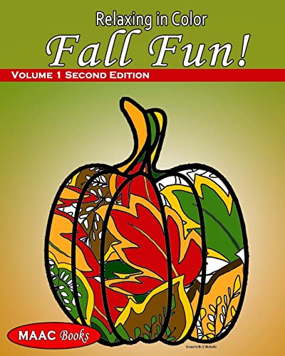Relaxing in Color Fall Fun: Coloring Book for Adults