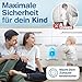 MUTKIND 8 Stück Kindersicherung Schrank - (Mit Kleber von TESA) Schranksicherung Baby - Längenverstellbar - Schubladensicherung Baby für Schränke, Kühlschrank, Tür - Kindersicherung Schubladen Weiß