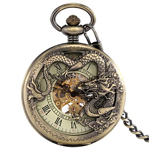 Reloj de bolsillo para amigo vintage como regalo de collar retro 3