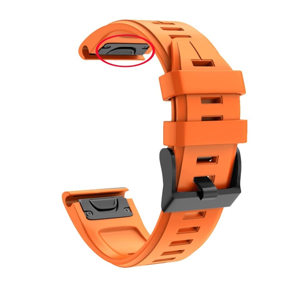Correa de silicona Easyfit de 26mm para tu reloj Garmin Fenix con ajuste deportivo impermeable 4