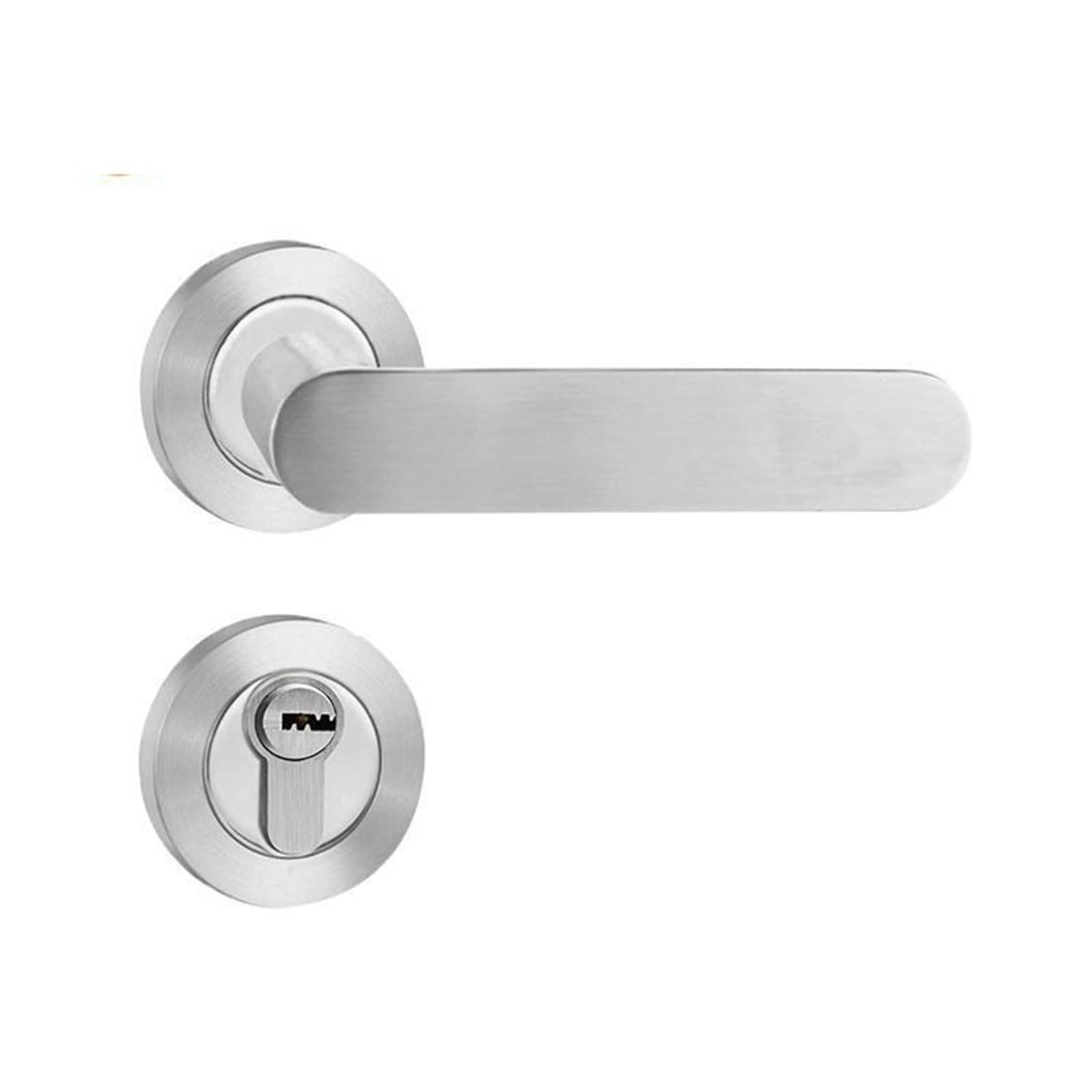 Vlalamno One Color Stainless Steel Split Lock Lever Handle Office 304 Square Cover
