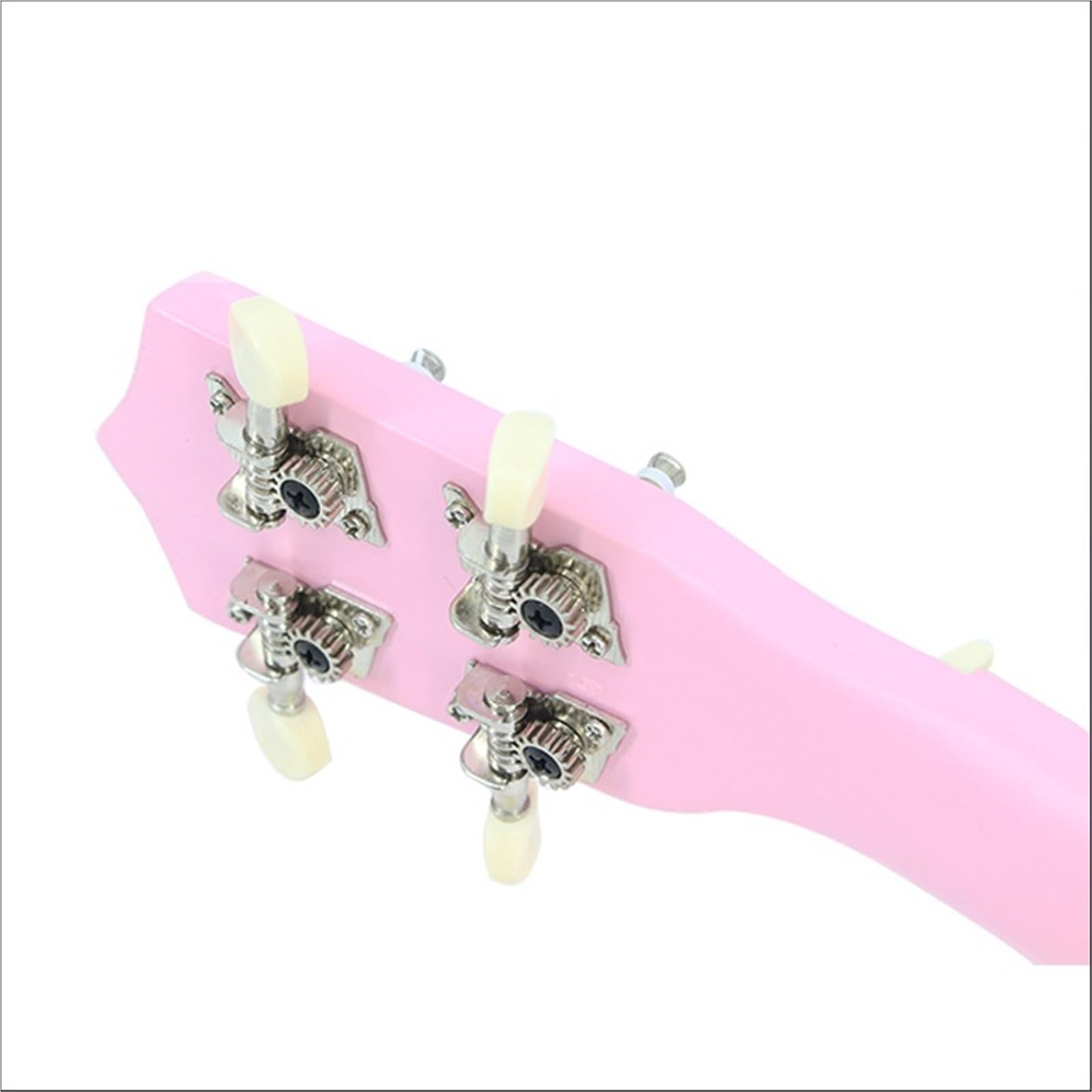 Ukulele Per Principianti Strumento Portatile A Forma Di Cuore Rosa Ukulele Da 21 Pollici Per Principianti