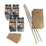 Aspect Peel and Stick Backsplash 3in x 6in Brushed Champagne Long Grain Metal Tile 15 Sq Ft Kit for Kitchen and Bathrooms