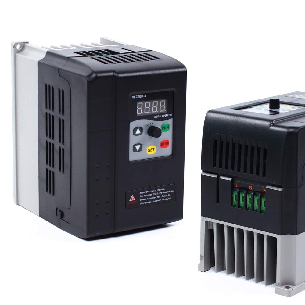 VFD Regulador de velocidad de frecuencia convertidor de velocidad para motor de corriente alterna 3 fases 2,2 KW 3HP VFD Variable Frequency Driver Inverter