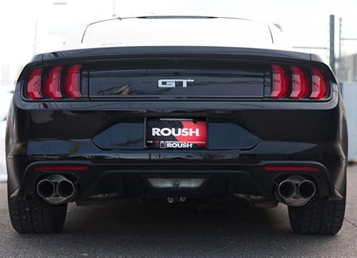 Roush 422097 Axle Back Quad Tip Exhaust For 2018-2022 Mustang Gt #TOP2