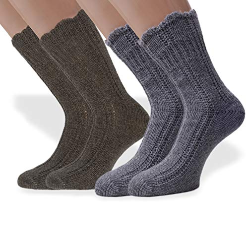 Chaussettes de maison femme douillettes LOLA RELAX lot de 2 paires chaudes