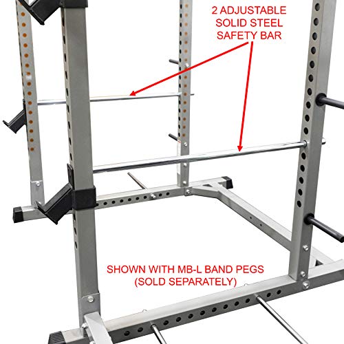 Valor Fitness BD-41 Heavy Duty Power Cage with Multi-Grip Chin-Up Bar