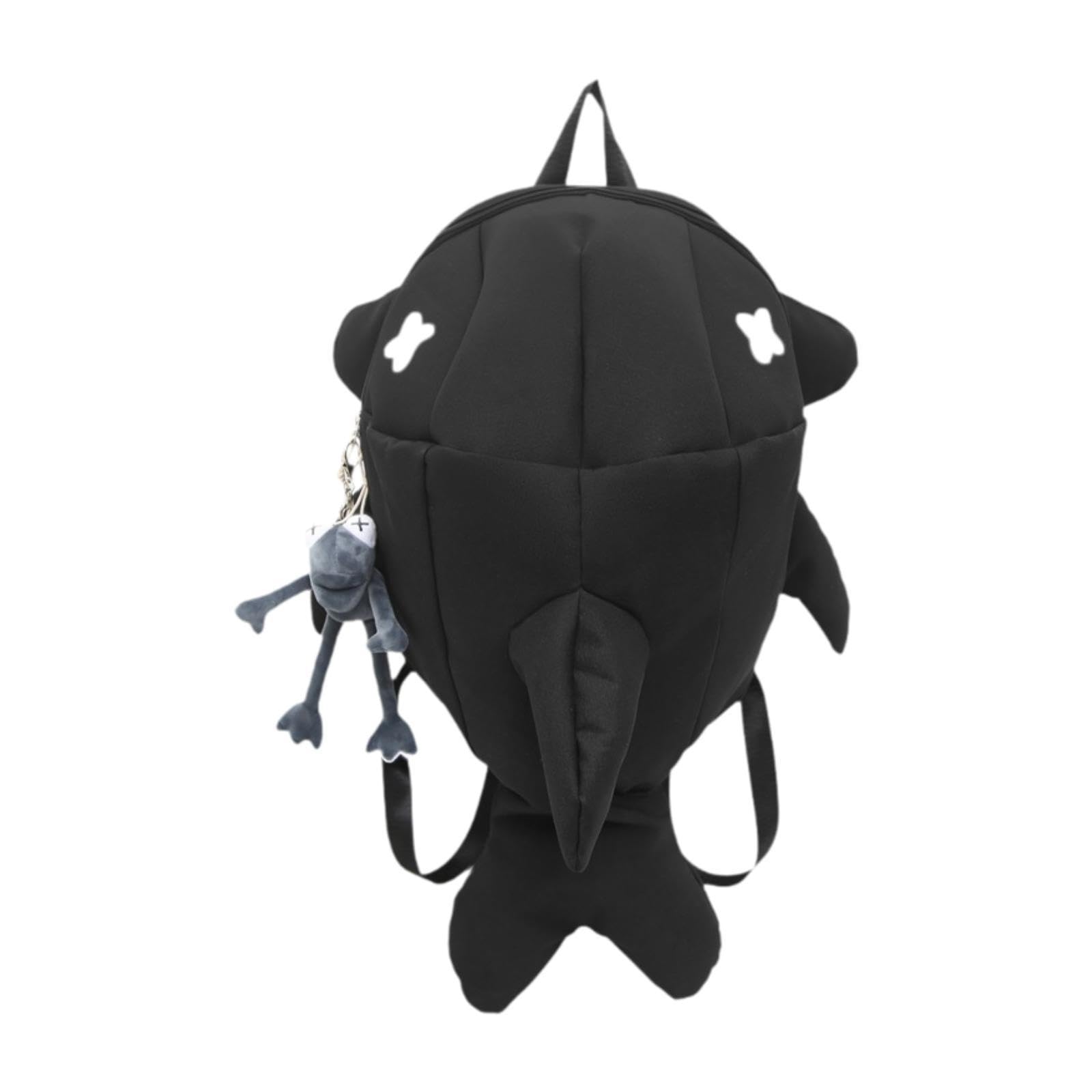 MERISHOPP Shark Backpack Cute Animal Shaped Backpack for Men Women Teens Kids Children Black Small| Clothing, Shoes & Accessories|Womens Handbags & Bags-picture-30