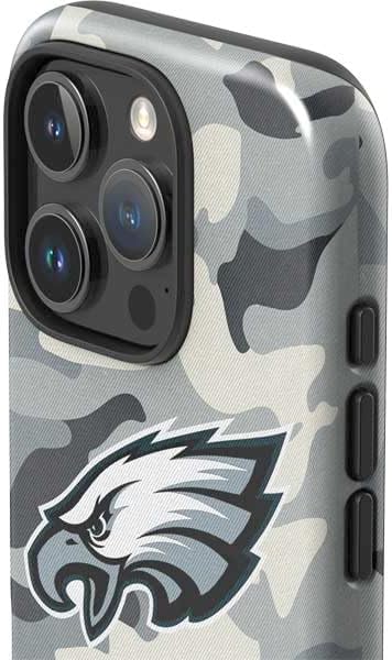 Skinit Impact Phone Case Compatible with iPhone 16 Pro Max - Officially Licensed NFL Philadelphia Eagles Camo Design