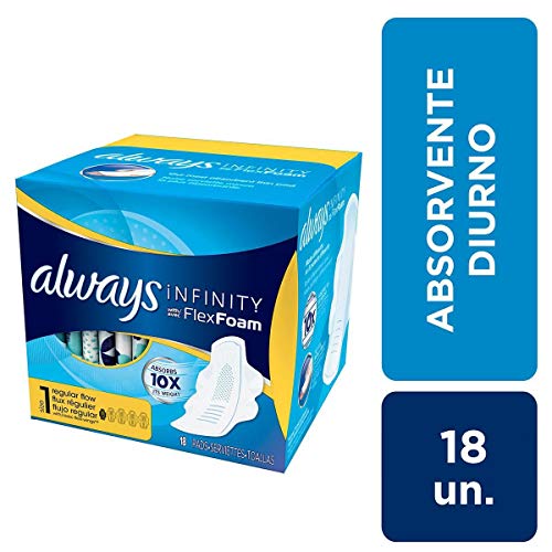 Image of Always Pads Size 1 Infinity with Flex Foam 18 Count