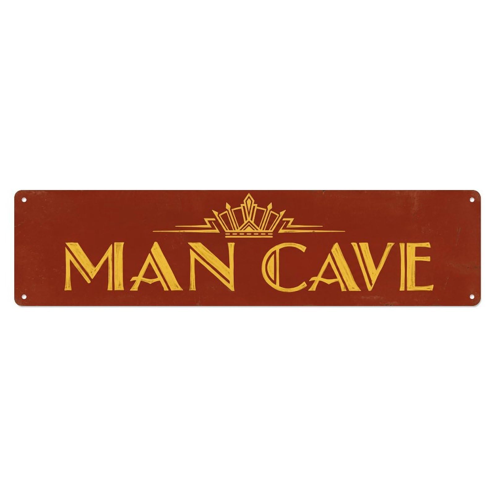 Gtthok Vintage Style Vintage Man Cave Heritage Collection Retro Slogans Metal Tin Sign Plaque Wall Decor For Cafe, Club, Garden Metal Poster 4X16inch