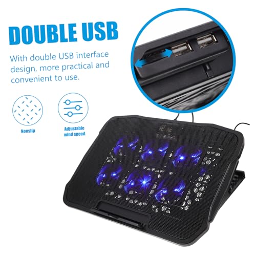 Support refroidissement PC portable surélevé ventilateur silencieux