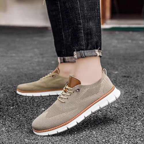 Summer Shoes for Men, Comfort Lightweight Breeze Shoes with Breathable Mesh Upper for Work, Travel & Everyday Walking 7