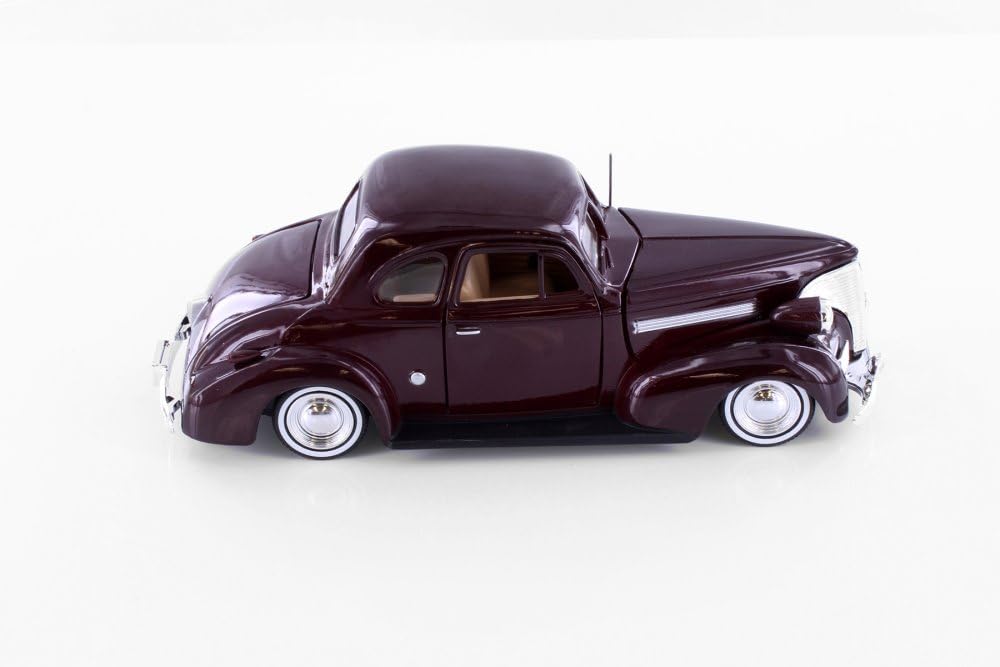 Amazon.com: 1939 Chevy Coupe , Burgundy - Showcasts 77247D - 1/24