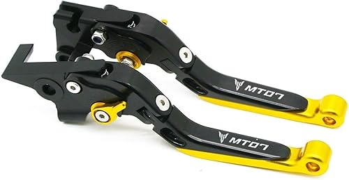 RSFIL Para Yamaha MT-07 FZ-07 FZ07 MT07 FZ 07 2014 2023 motocicleta ajustable plegable extensible embrague palancas de freno de embrague (color  3)