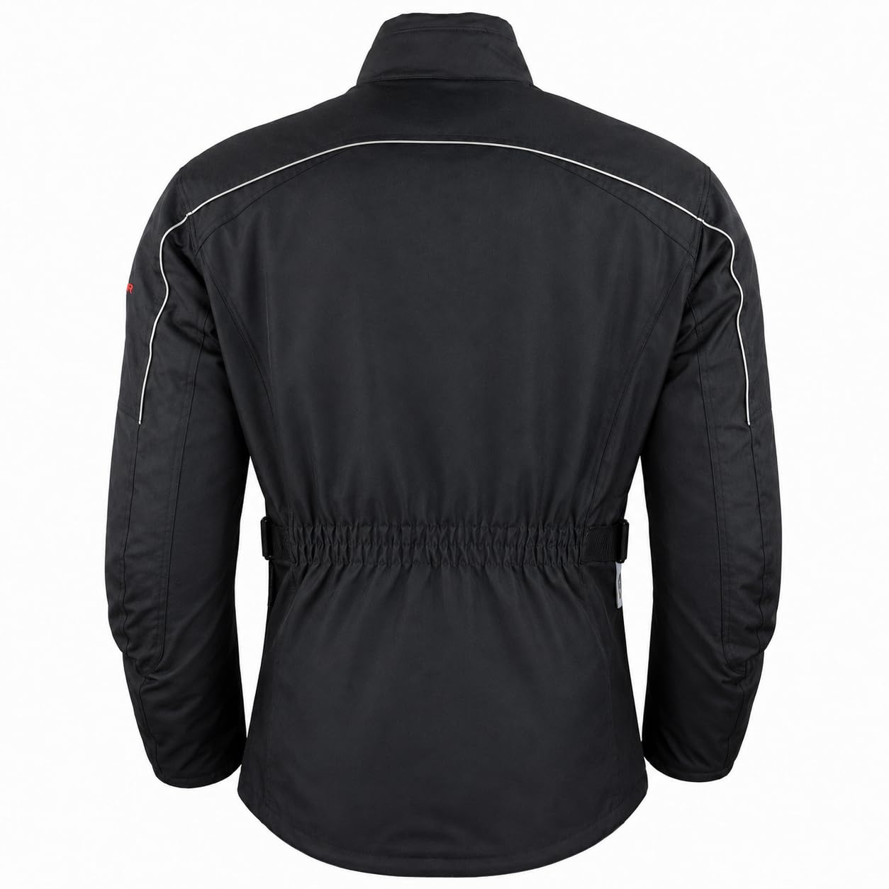 ROLEFF RO700 Motorradjacke mit Protektoren, Thermofutter, Klimamembrane & Belüftungssystem für Sommer und Winter, schwarz