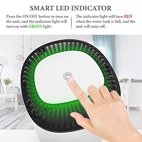 Hysure Quiet And Portable Dehumidifier Electric, Deshumidificador, Home Dehumidifier For Bathroom, Crawl Space, Bedroom, Rv, Baby Room(600Ml) … #TOP5