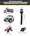 UBOG 2PCS Gas Cap Vent Tube,Car Accessories Gas Cap Vent Hose,Gas Fuel Tank Cap Valve Vent Hose,CNC One Way Gas Cap Vent Hose Tube with Aluminum Breather Valve,for ATV Dirt Pit Motorcycle (Black)