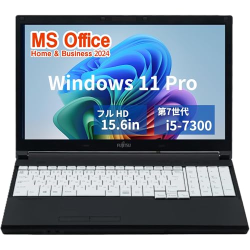 �y�����ςݕi�zMS Office H&B 2024 /Win11 Pro /15.6�^ �m�[�gPC �m�[�g�p�\�R�� LIFE BOOKA747 / ��7���� Core i5-7300U / 10�L�[ /wajun��wifi/Bluetooth/16GB /