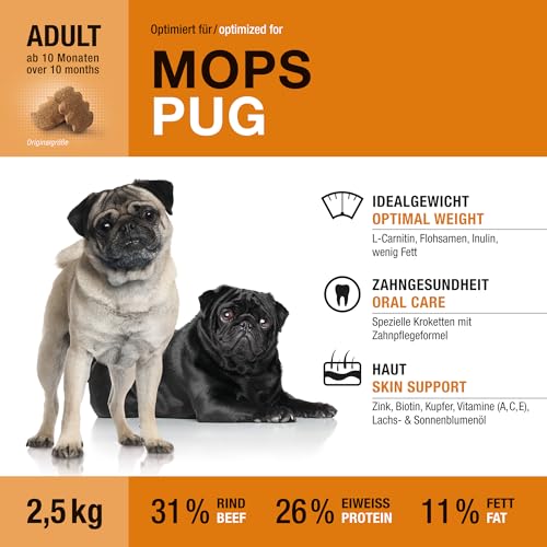 Wildsterne Breed Selection Mops, 2,5 kg