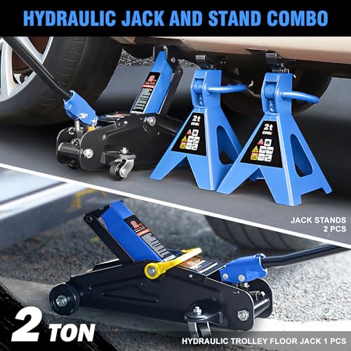 DNA Motoring 2 Ton Jack and Stands