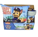 im Geschenkkarton Paw Patrol Kissen & Fleece-Decke SET