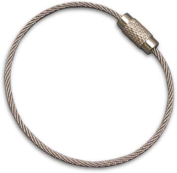 Amazon.co.jp: ワイヤーキーリング キーチェーン ステンレス