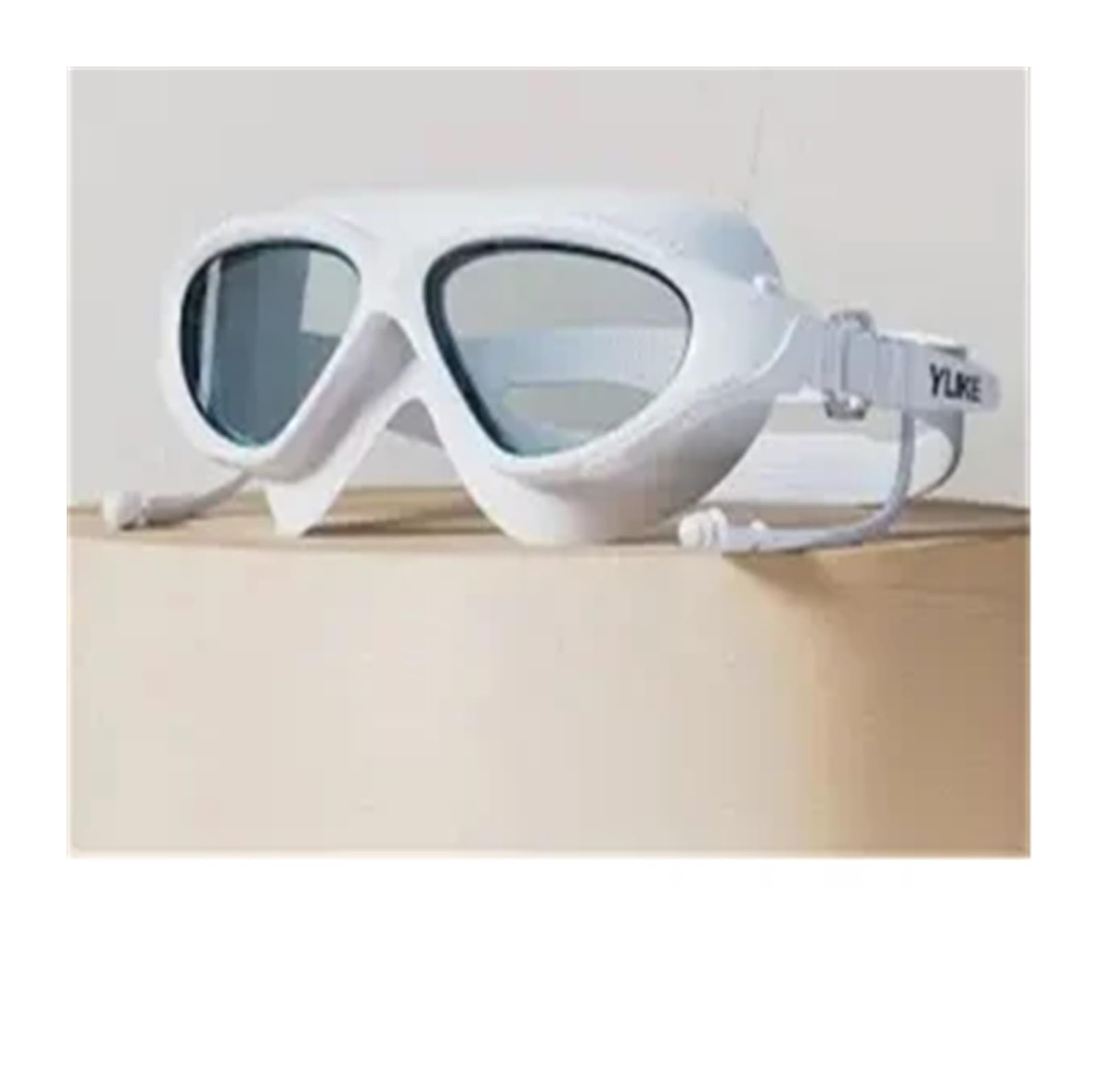 Buceo Máscara de Snorkel Gafas de natación Impermeables antivaho HD Profesionales para Hombres y Mujeres, Gafas de Buceo con Montura Grande, Juego de Tapones para los oídos(C)