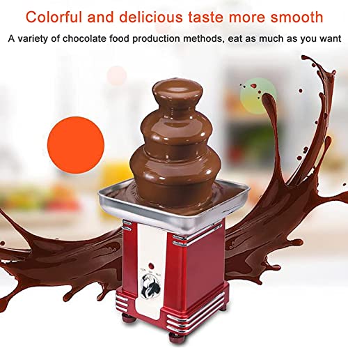 Fuente de chocolate eléctrica con 3 pisos en acero inoxidable miniatura 7