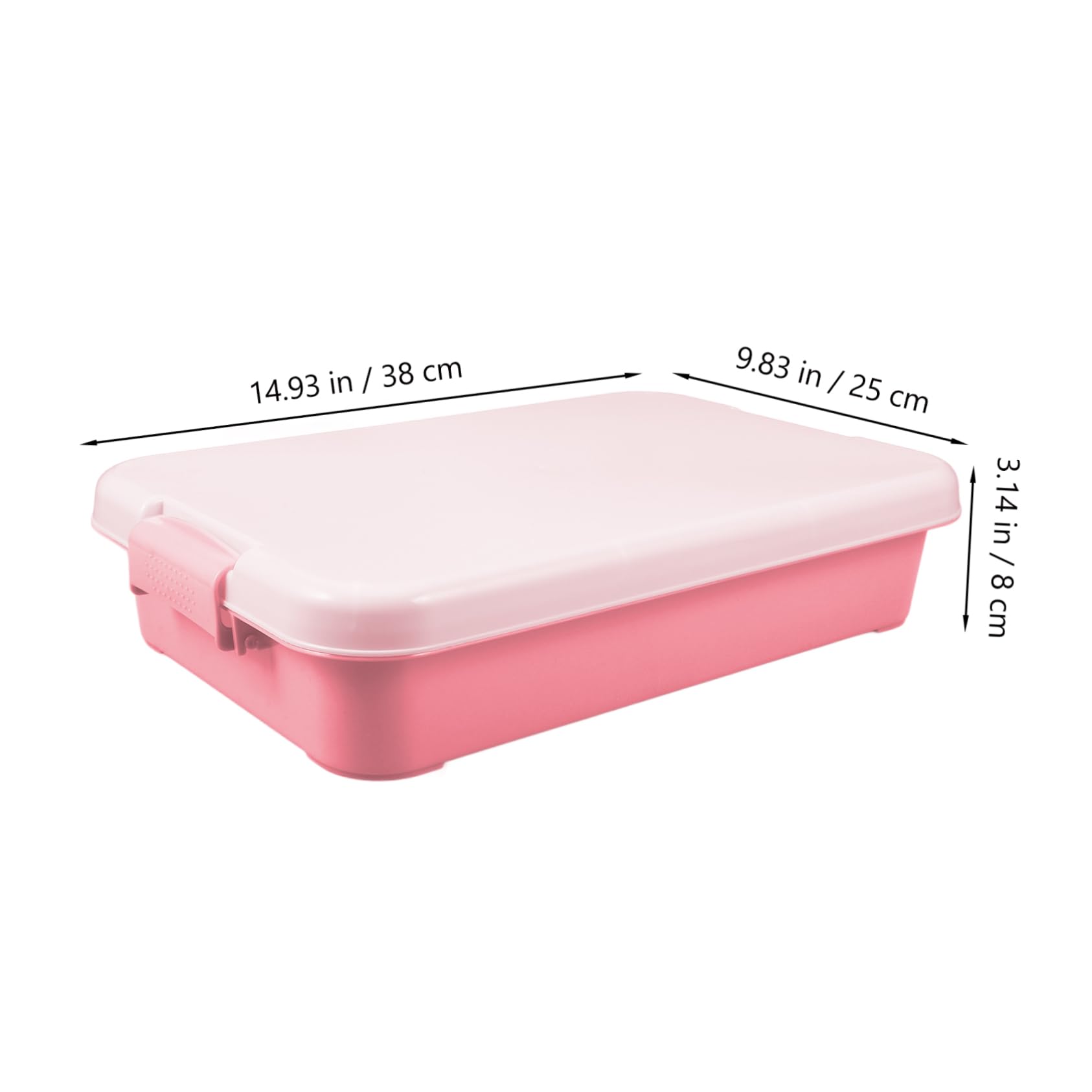 SUPVOX Outdoor Sand Tray with Lid Portable Small Sandbox Storage Box for Plastic Plaything for Backyard Beach Activities Capacity Easy to Carry