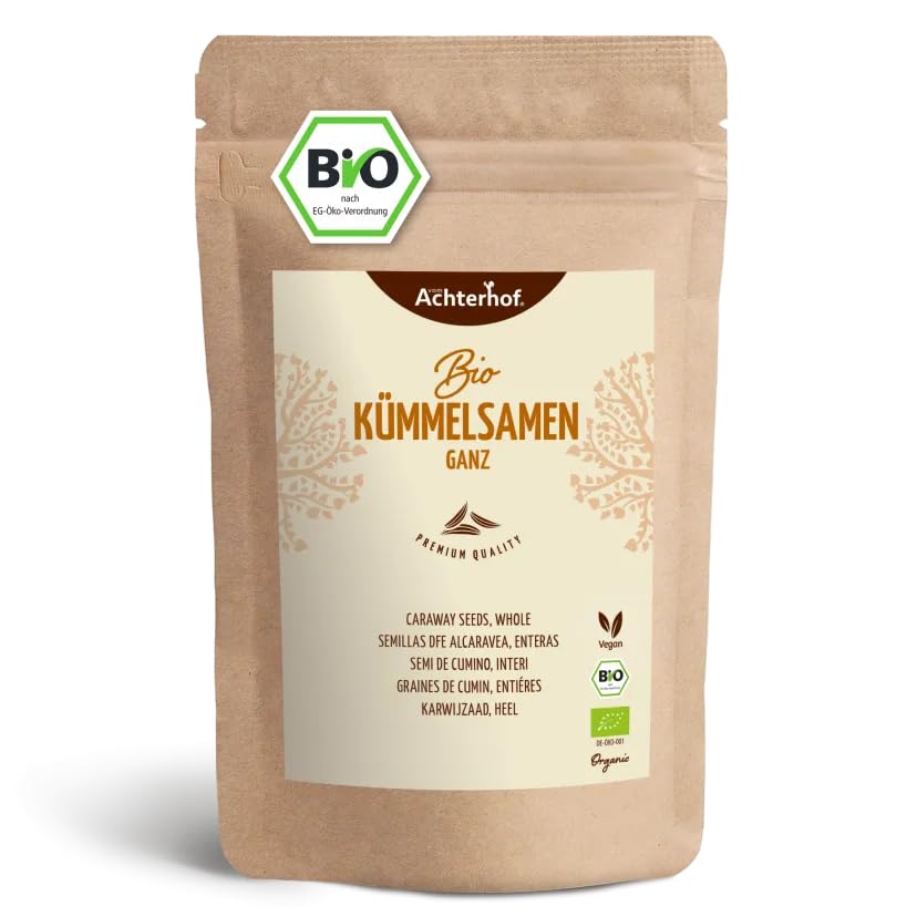 Bio Kümmel ganz echt (250g) Kümmelsamen Kümmeltee vom-Achterhof Kümmelsaat Caraway Whole Organic