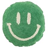 Marque : Paris Prix Paris Prix Coussin Déco Tufté Smiley Polly 45cm Vert