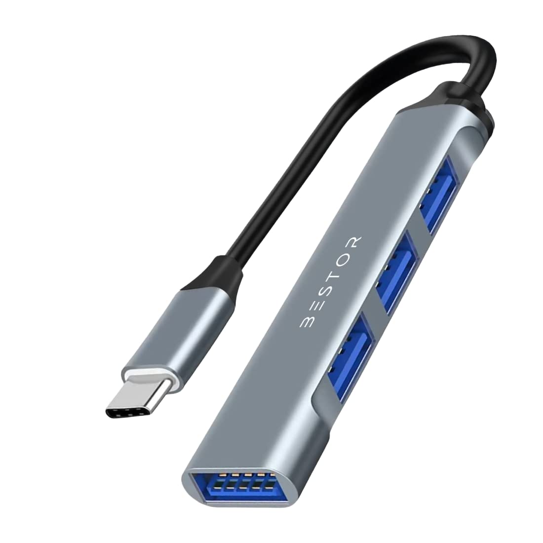 BESTOR® USB C Hub Multiport Adapter for MacBook Pro Air 2021 2020 31C 4