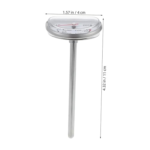Miniatura 2 de Termómetro de acero inoxidable para freír profundo termómetro de aceite para cocinar indicador de temperatura preciso para barbacoa
