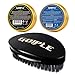 Curved 360 Wave Brush For Men - Medium Hard Palm Brush for Laying Down 360 Waves Made with Natural Boar Bristle and Wood Easy to Hold - Strong Hold Wave Pomade Greasy for Creating 360 Layer Hair Waves