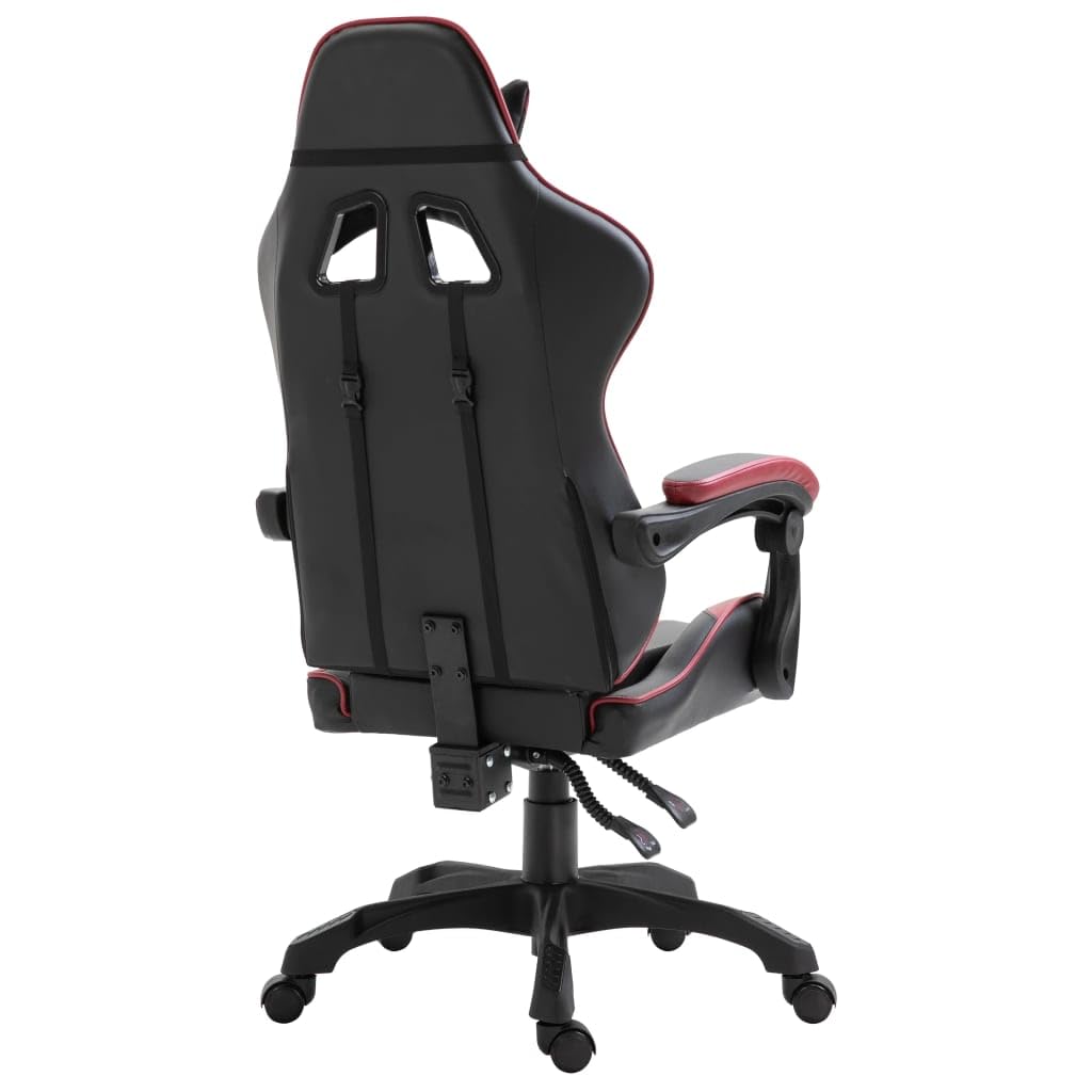 Silla giratoria de 360 grados con ruedas giratorias, silla de lujo para juegos de larga duración, silla de oficina y gaming ajustable en altura, ergonómica con respaldo alto,