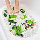 Mediana superficie de PVC para masaje de pies que hace baño más cómodo Alfombrilla de sus hijos les encantará la hora del baño con este Fancy hermoso historieta imagen.