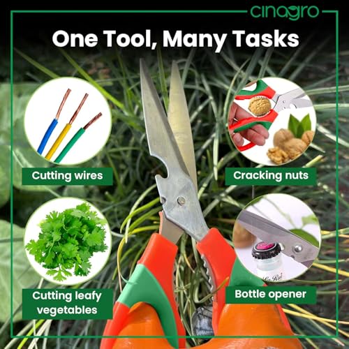 Image of Cinagro Garden Scissors for Home Gardening