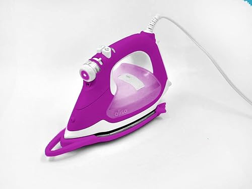 Miniatura 7 de Oliso TG1600 Pro Plus SmartIron de 1800 vatios con elevación automática y protector de suela de hierro Oliso Solemate (orquídea) + bolsa de