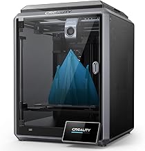 Creality K1 3D Printer with Auto Leveling 600mm/s Printing Speed 2000mm/s² Acceleration, 300℃ High-Temp 32mm³/s Flow Hotend Dual-Gear Direct Extruder Build Volume 8.66x8.66x9.84 inch