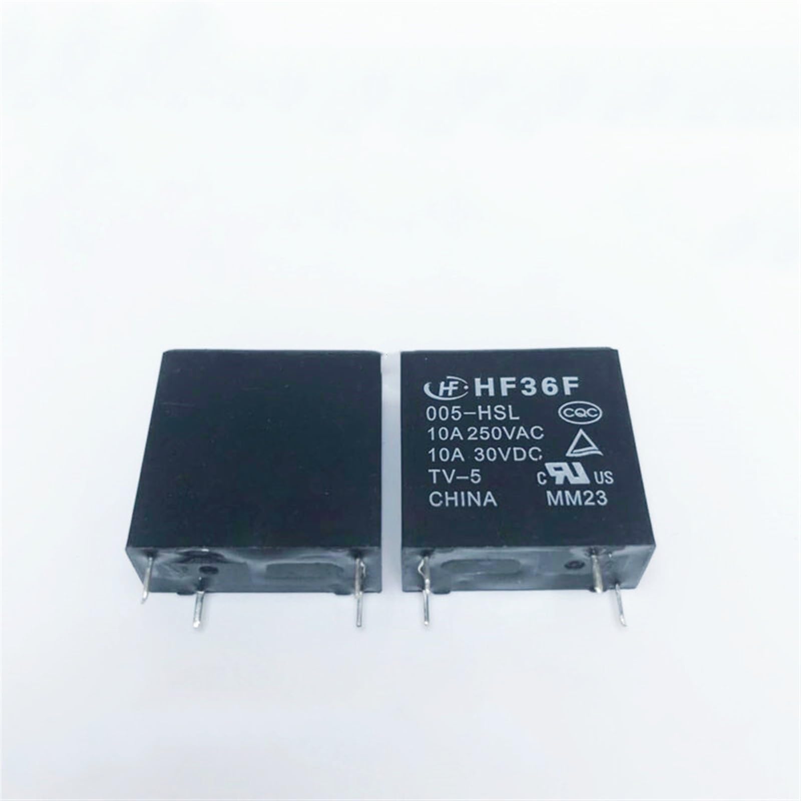 Relé HF36F-024-HSL de 4 pin y 24VDC interruptor electromagnético lote de 10 piezas 2
