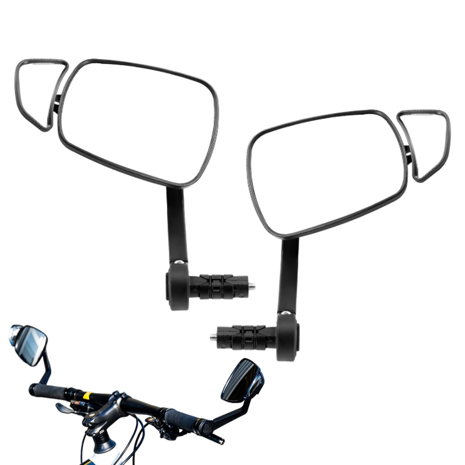 Specchietti per Manubrio di Bicicletta Retrovisore da manubrio in ciclismo | Retrovisori per Moto per scooter motocicletta pendolarismo strada touring campeggio escursionismo