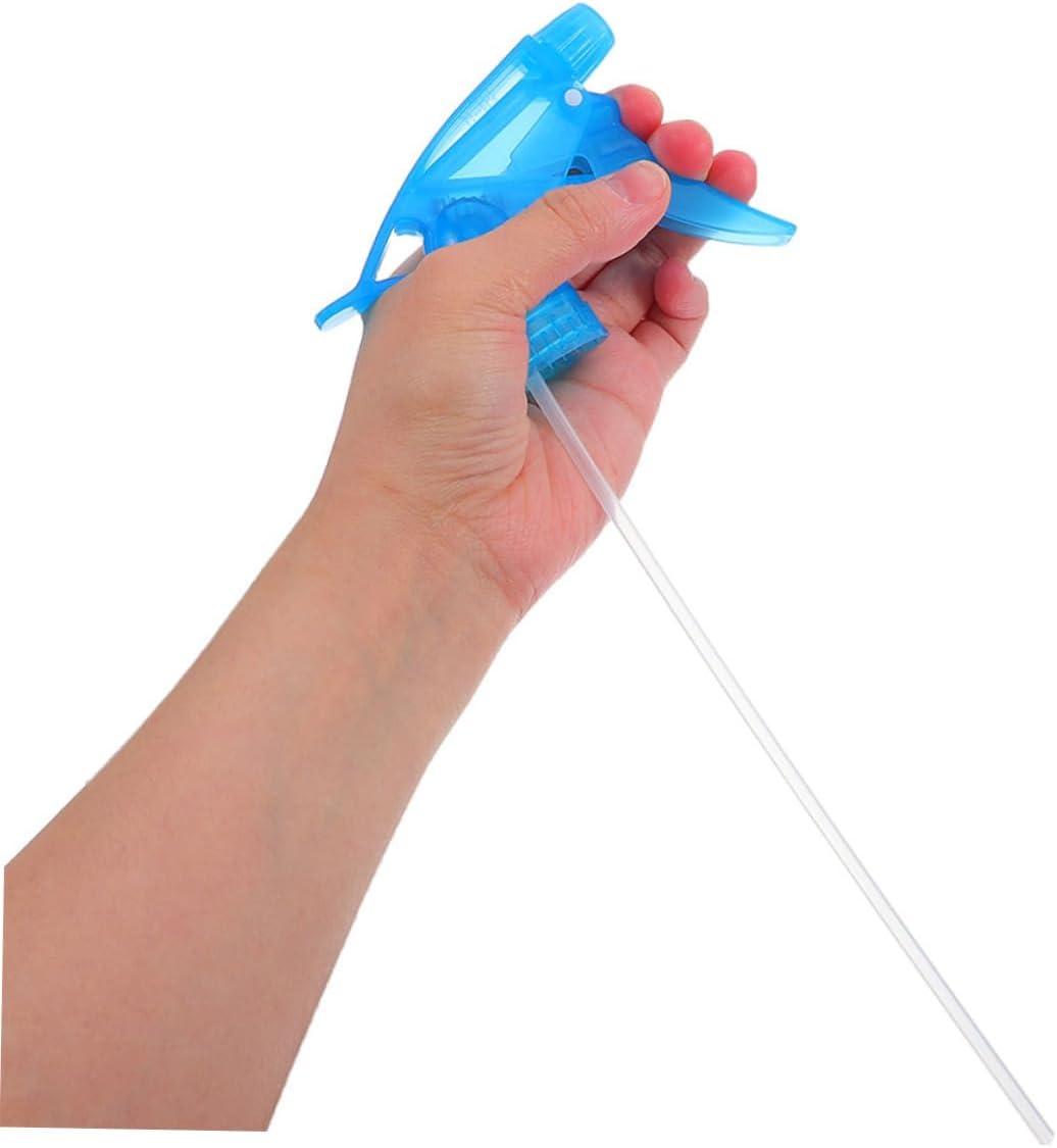 POPETPOP 6pcs Thickened Plastic Garden Sprinkler Nozzles Uniform Spray Watering Can Heads for Balcony Plants Flowers Lightweight Easy Replacement Blue Dual-core Design