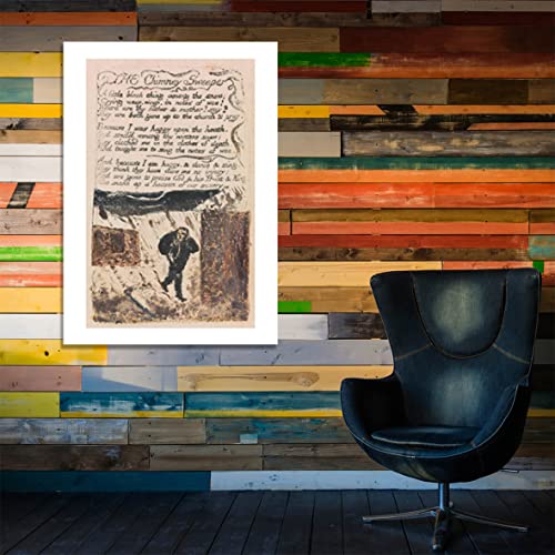 William Blake The Chimney Sweeper affiche encadrée cadre mat anti-reflet - 6