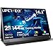 Produktbild UPERFECT Portable Monitor 2K 144Hz, 16 Zoll Tragbarer Monitor USB C Display mit 2560 * 1440 IPS Bildschirm 1200:1 400 Nits Hohe Helligkeit HDMI Typ C für PC Laptop Xbo Switch, VESA-kompatibel