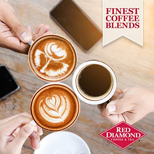 Red Diamond Ground Coffee | Ultra Blend | Medium Roast | 100% Premium Arabica Beans | Strong & Full-Bodied Flavor | 11 Ounce Resealable Bag #TOP3